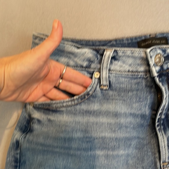 Silver Jeans Womens 31 Avery Slim Boot Light Wash Stretch Denim Soft - Picture 7 of 16